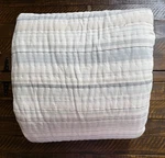 Pottery Barn Clayton Handcrafted Quilt King/cal. New! Read. Fixed Price $195.00.