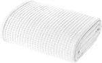 100% Cotton Waffle Thermal Blanket, White, Full/queen. Fixed Price $64.99.