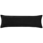 Hiend Accents Stella Faux Silk Velvet Lumbar Pillow, 14X42 Inch, Black, Roman.... Fixed Price $149.45.