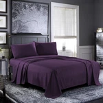 Pure Bedding Queen Set 4-PIECE, Purple Hotel Luxury 18.... Fixed Price $38.30.