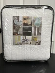Madison Park Tuscany Queen Size Quilt Damask Medallion Design Coverlet & Shams. Fixed Price $48.99.