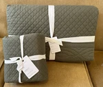 Pottery Barn Heirloom Scallop Quilt Loden King / + 2 Shams New. Fixed Price $329.95.