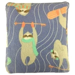 Pillowfort Purple Sloths Flannel Set Queen Bed. Fixed Price $61.88.