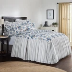 Farmhouse Queen Coverlet Blue Annie Floral Cotton / Bedroom Decor Vhc Brands. Fixed Price $130.95.