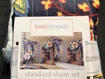 Homthreads Pillow Shams Standard Quilted 2 Pc Set Bertelli Floral W/stripe. Fixed Price $42.97.