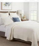 New Full/queen Double Cloth Quilt Cream - Threshold. Fixed Price $49.99.