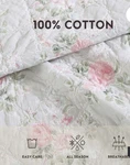 Laura Ashley Melany Pink/gry 2-PCE. Twin Quilt/sham Set Cp. $75. Fixed Price $47.99.