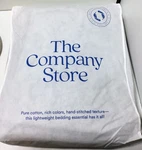 The Company Store Cotton Voile Qlt Gray F/q. Fixed Price $59.99.