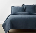 The Company Store Hillcrest Cotton Paisley Matelass Coverlet -queen. Fixed Price $120.00.