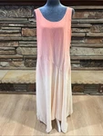 Eileen Fisher 100% Silk Pink To Cream Ombre Sleeveless Midi Dress. Fixed Price $49.00.
