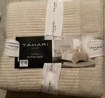Tahari Full/queen 100% Cotton Quilt Beige Oeko-tex Certified 88X92. Fixed Price $65.00.