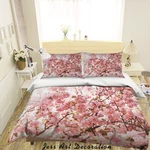 3D Cherry Blossoms Pink Branch Quilt Cover Bedding Sets Pillowcases 64. Fixed Price $65.13.