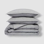 Sky Gray Tufted Quilted Twin Coverlet 2-PIECE Set.. Fixed Price $74.25.