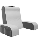 Lbs Reading Wedge Pillow Chic Gray And White Jacquard Cover Back. Fixed Price $89.19.