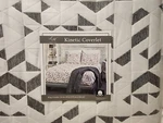 Lamont Home Kinetic Coverlet, King, Black. Fixed Price $36.00.