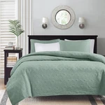 Madison Park Quebec Dusty Pale Seafoam 3-PIECE Quilted King Coverlet Set For. Fixed Price $115.99.