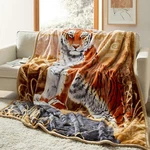 Korean Mink Blanket Size - 9 Lbs Velvet Fleece Queen, 10 Tiger. Fixed Price $102.99.