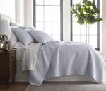 Levtex Home Tobago Stripe Blue Reversible Quilt Full/queen,. Fixed Price $207.11.