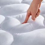 Sleep Zone Quilted Fitted Queen Mattress Pad Cover - Soft Fluffy Pillow Top B.... Fixed Price $52.91.