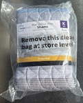 Mainstays Vertical Stripe Blue Gray Beige Quilt Standard Shams 24 X 30 Coastal. Fixed Price $25.00.