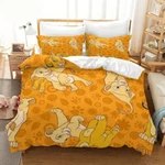 Lion King Cartoon Simba And Nala Better Together Bestie 3D Quilt Bedding Set. Fixed Price $76.99.
