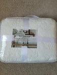 Sophia & William 3-PIECE Bedspread Quilted, Lightweight King-size Ivory New. Fixed Price $19.99.