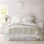 Laura Ashley- Queen Quilt Set, Reversible Cotton Bedding With Matching Sham(s.... Fixed Price $179.27.