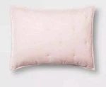 One Opalhouse Velvet Euro Pillow Sham Tufted Stitch Pink Blush New. Fixed Price $49.99.