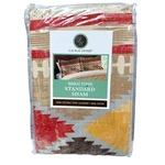 Laural Home Navajo Stripe Standard Sham One Pillowcase 100% Cotton Nwt. Fixed Price $24.99.