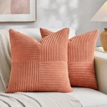 Fancy Homi Packs Decorative Throw Pillow Covers 18" X (pack Of 2) Coral. Fixed Price $24.89.