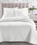 Charter Club Sculpted Paisley Embroidered Cotton Full/queen White Quilt. Fixed Price $67.50.