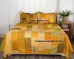 Yellow Patola Silk Quit Kantha Patch Work Handmade Bedspreads Boho Blanket King. Fixed Price $149.99.