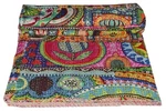 Vedant Designs Indian Handmade Cotton Kantha Quilt Throw Blanket Bedspread .... Fixed Price $51.61.