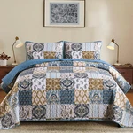 Paisley Patterned/patchwork/plaid Bedspread Set For All Season - Gg Home. Fixed Price $32.99.