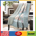 Cozyholy 100% Cotton Quilt Queen Blue Floral Reversible Bedspread. Fixed Price $79.88.