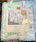 Holiday Home - Christmas Quilt Set King Size 102"X86" Shams. Fixed Price $15.00.