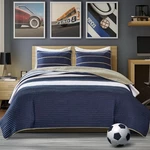 Quilt Set Trendy Casual Fun, Vibrant Color Design, Hypoallergenic Season, Li. Fixed Price $73.99.