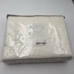 Martha Stewart Whisper Leaves Quilt Full Queen White 100% Cotton New. Fixed Price $44.99.