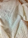 Peacock Alley Queen Coverlet Bedspread Quilt Ivory/cream Matelasse New W/o Packa. Fixed Price $120.00.
