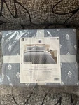 Bn Lush Decor Hygge Kantha Pick Stitch Yarn Dyed Cotton Navy. Fixed Price $79.99.