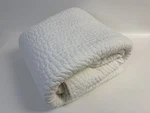Pottery Barn Pick-stitch Handcrafted Cotton Linen Quilt King Bed Cover. Fixed Price $129.00.