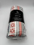 Lush Decor Nesco Stripe 3PC King Quilt Set Navy Coral Reversible Boho New. Fixed Price $49.99.
