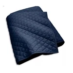 Ralph Lauren Modern Equestrian Cromwell Quilted Full Queen Coverlet Navy Blue. Fixed Price $276.25.