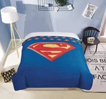 Dc Comics Superman Logo Twin 68'' X 86'' Reversible Bedspread Quilt, New. Fixed Price $24.90.