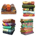 Rajwada-fashionindian Tribal Kantha Quilts Vintage Cotton Bed Cover Throw Old.... Fixed Price $24.79.