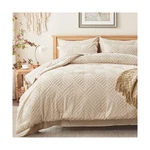 Zzlpp Queen Comforter Set 7 Pieces, Beige Bed In Bag Si... Usa Fast Ship. Fixed Price $68.55.