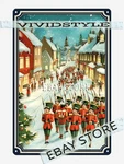 Marching Joy Metal Tin Sign Classic Christmas Art Wall Bedroom. Fixed Price $16.68.