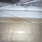 $650 Sferra Sampietrini King Quilt Coverlet Cotton Sateen 114X100 Sand. Fixed Price $399.99.