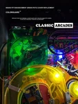 Data East Pinball Machine Guns And Roses Snake Ramp Cover Green Colorguard. Fixed Price $17.50.