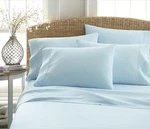 Ienjoy Home Hypoallergenic Microfiber 6 Piece King Sheet Set Light Baby Blue. Fixed Price $34.85.